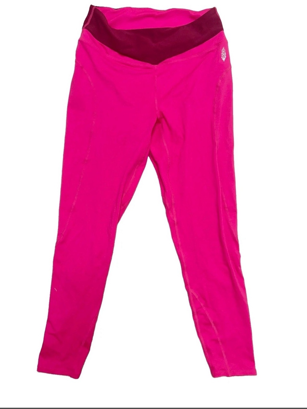 FP Movement by Free People Hot Pink & Maroon Athletic Leggings